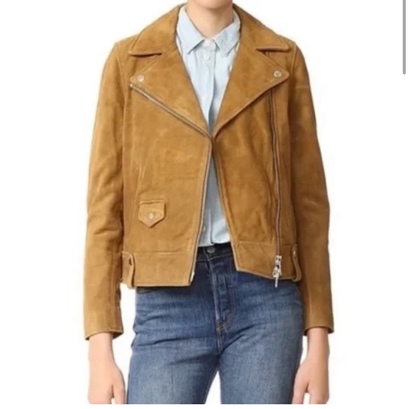 Madewell Jackets & Blazers - Madewell Suede Moto Jacket S